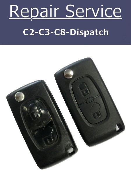 Key Repair Service - Citroen C2 C3 C8 Picasso